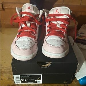 Jordan Kids' Sneakers in Pink and Red